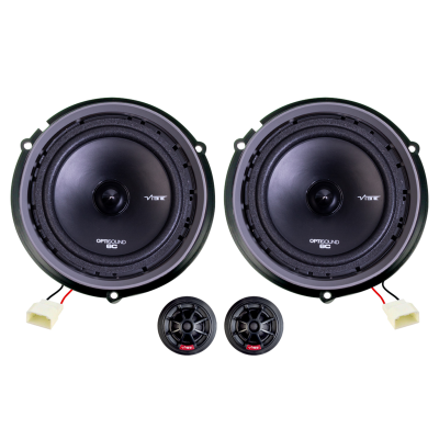 OPTIFIESTA7-V9 Optisound 6.5 Inch 270 Watts Ford Fiesta/KA Plug and Play Speaker Installation Kit