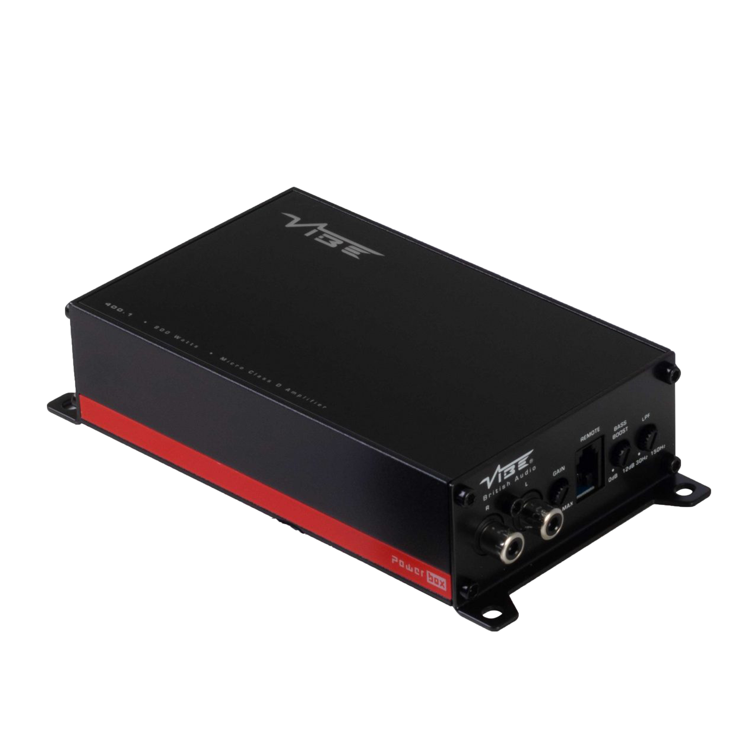 VIBE POWERBOX400.1M-V7 Micro Bass Amp – 800 Watt Compact Car Audio Amplifier