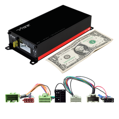 POWERBOX65.4VAUX4: Optisound Vauxhall/Opel Plug and Play Amplifier Upgrade