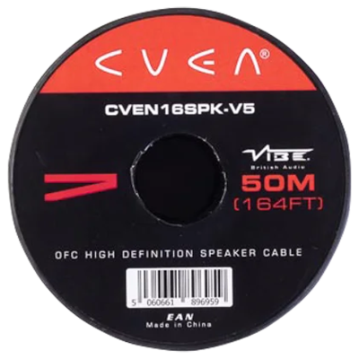 CVEN16SPK-V5 CVEN 16AWG OFC Spkr cable 50m spool OD:3.2x2, (0.12x16x7)x2